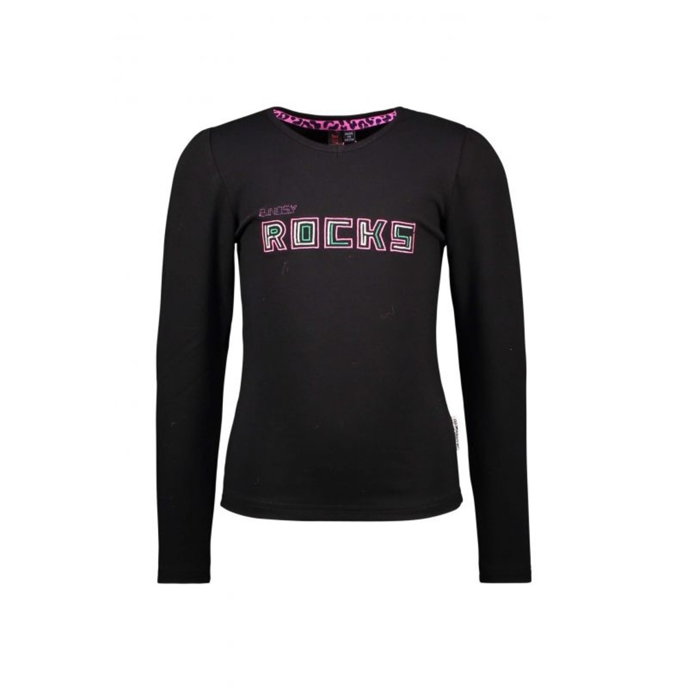 Trendy Black Long Sleeve Kids Shirt